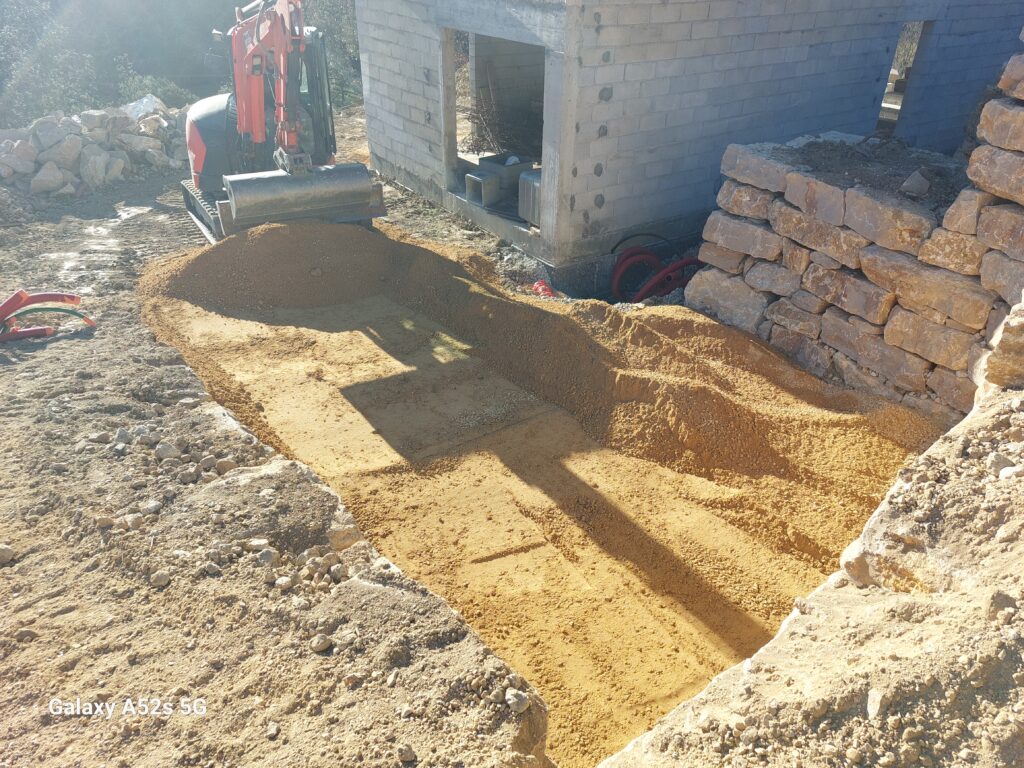 Chantier de terrassement a Draguignan - realisation 6