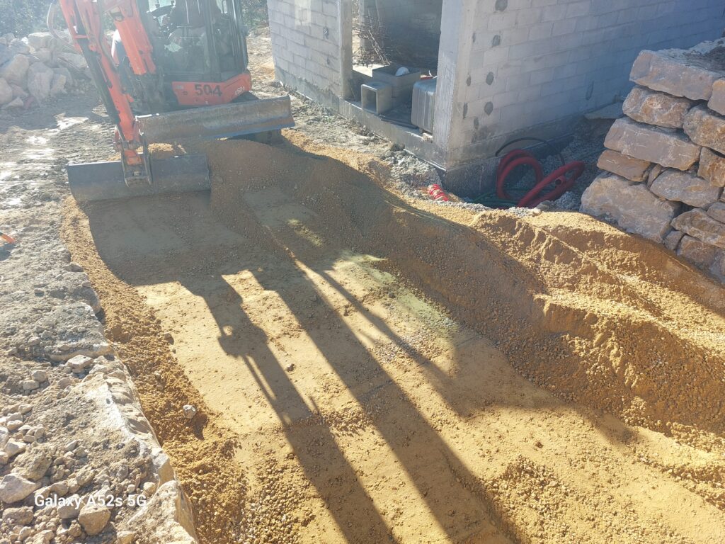 Chantier de terrassement a Draguignan - realisation 9